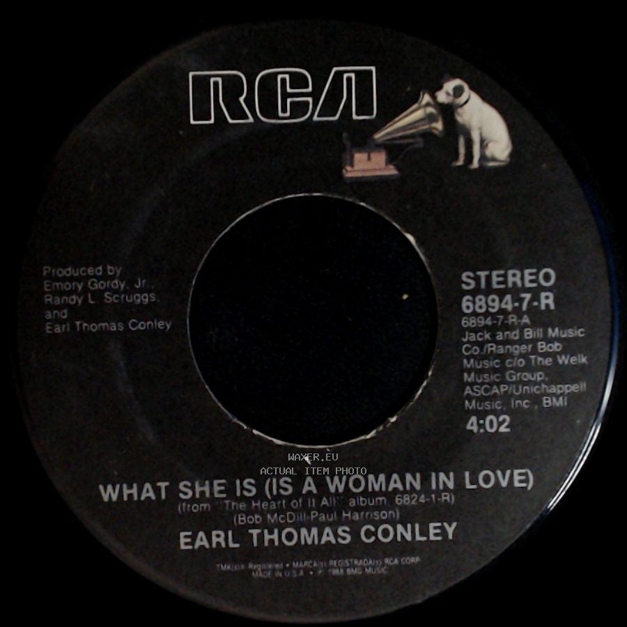 Earl Thomas Conley - Carol / What She Is (Is A Woman In Love) side B