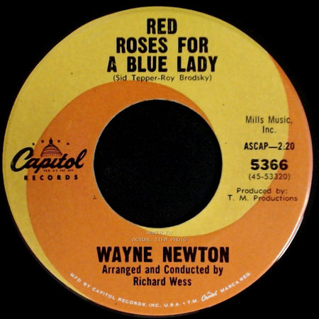 Wayne Newton - One More Memory / Red Roses For A Blue Lady side B