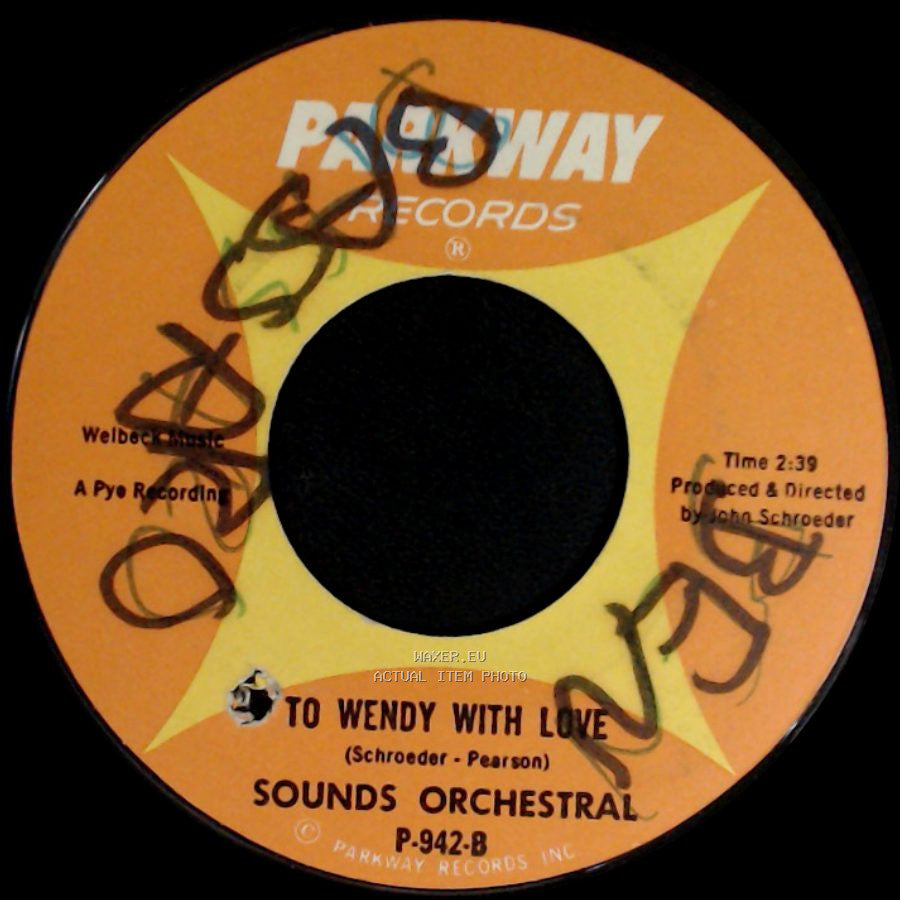 Sounds Orchestral - Cast Your Fate To The Wind / To Wendy With Love side B