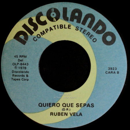 Ruben Vela - Se Alejo De Mi / Quiero Que Sepas side B