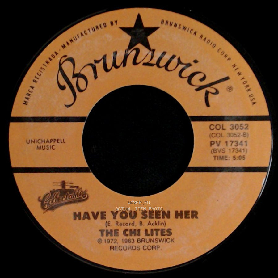 The Chi Lites - Have You Seen Her / Oh Girl side A