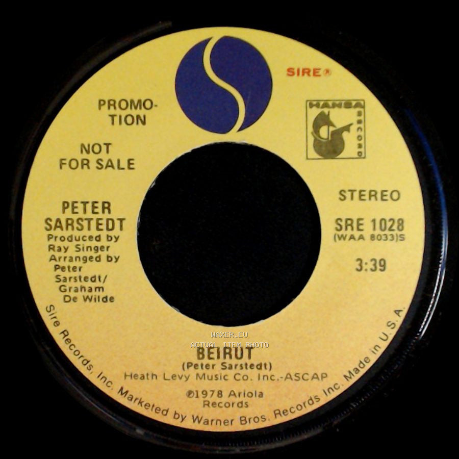 Peter Sarstedt - Beirut / Beirut side B