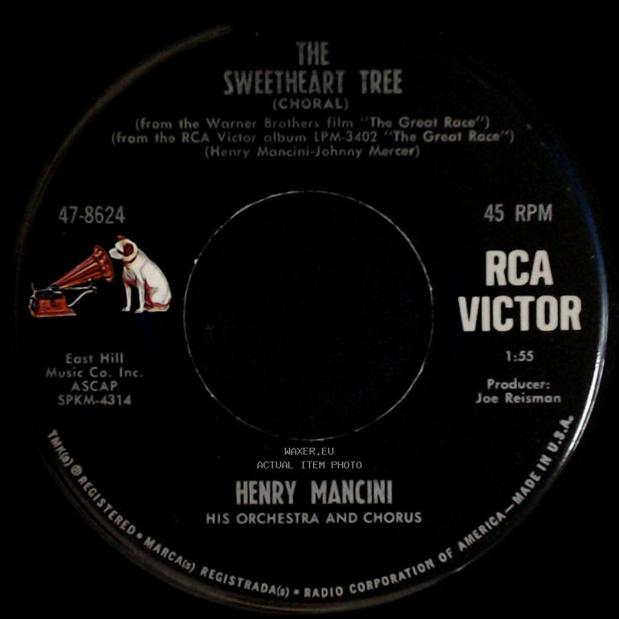 Henry Mancini And His Orchestra / Henry Mancini - Pie-In-The-Face Polka / The Sweetheart Tree side B