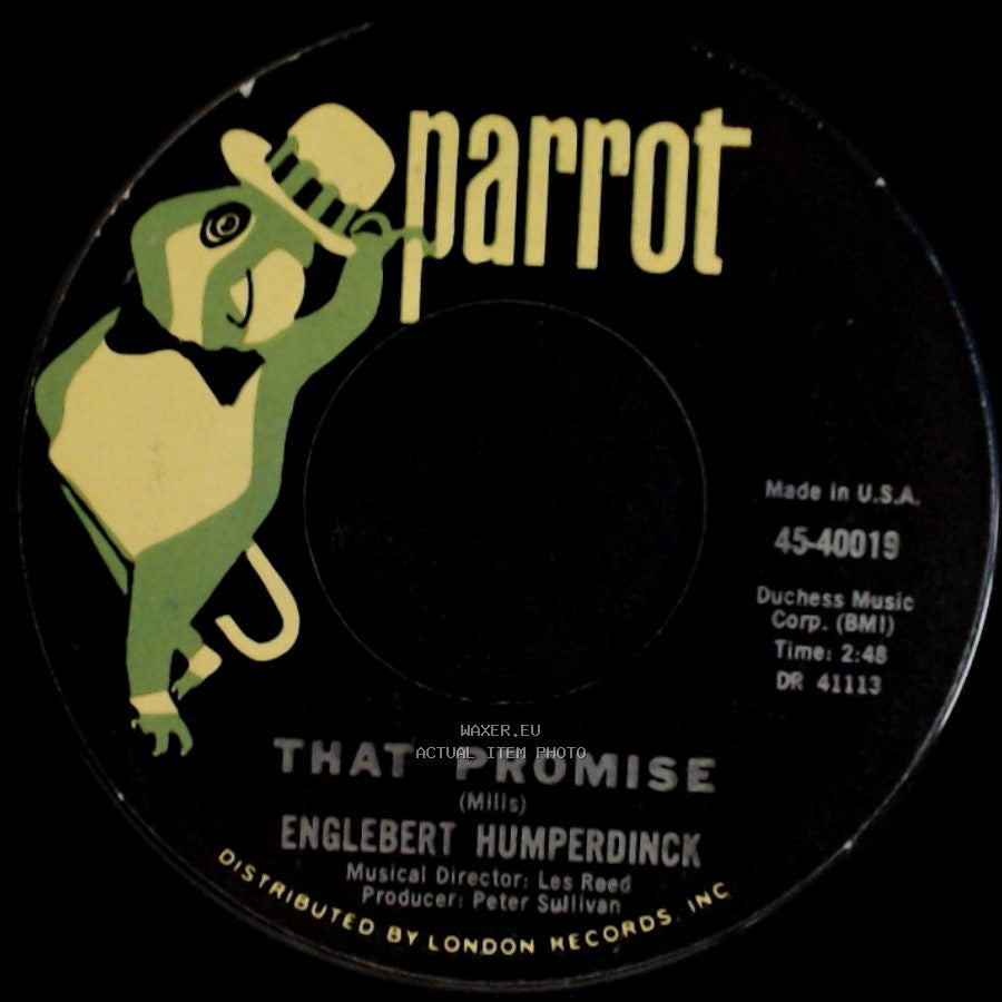 Englebert Humperdinck - That Promise / The Last Waltz side A
