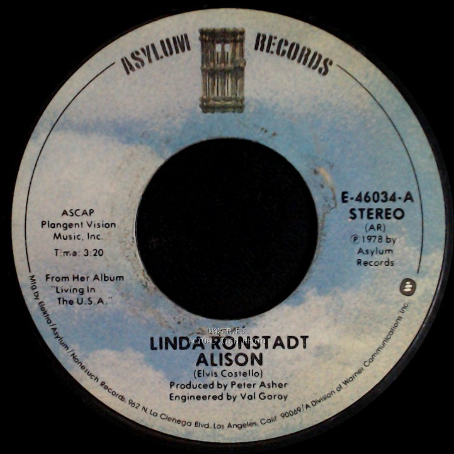 Linda Ronstadt - Mohammed's Radio / Alison side B