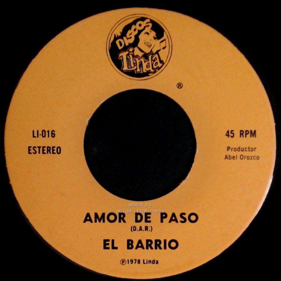 El Barrio - Amor De Paso / Perdi Tu Amor side B