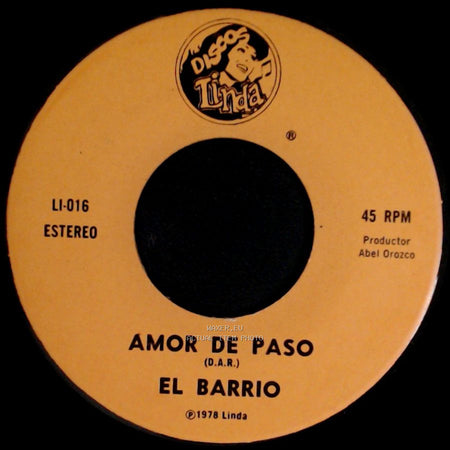 El Barrio - Amor De Paso / Perdi Tu Amor side A