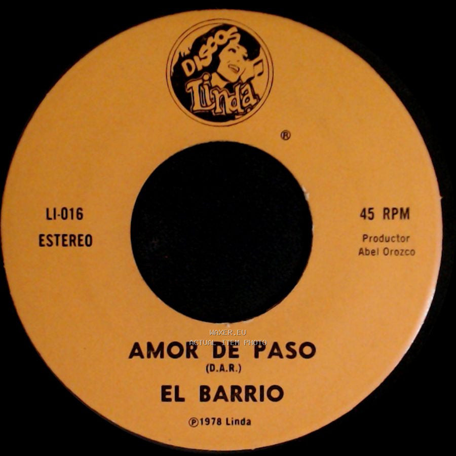El Barrio - Amor De Paso / Perdi Tu Amor side B