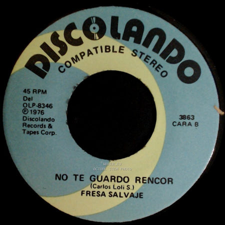 Fresa Salvaje - Amor De Cobre / No Te Guardo Rencor side B