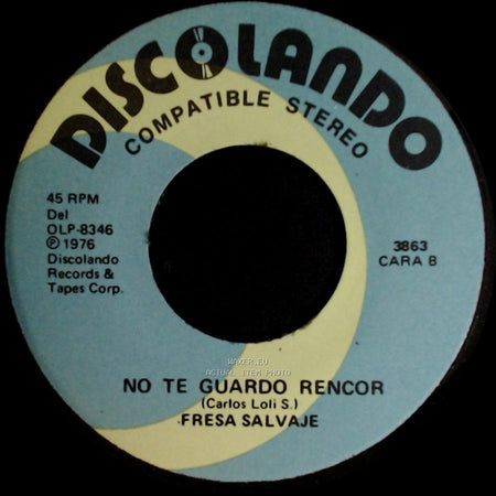 Fresa Salvaje - Amor De Cobre / No Te Guardo Rencor side B