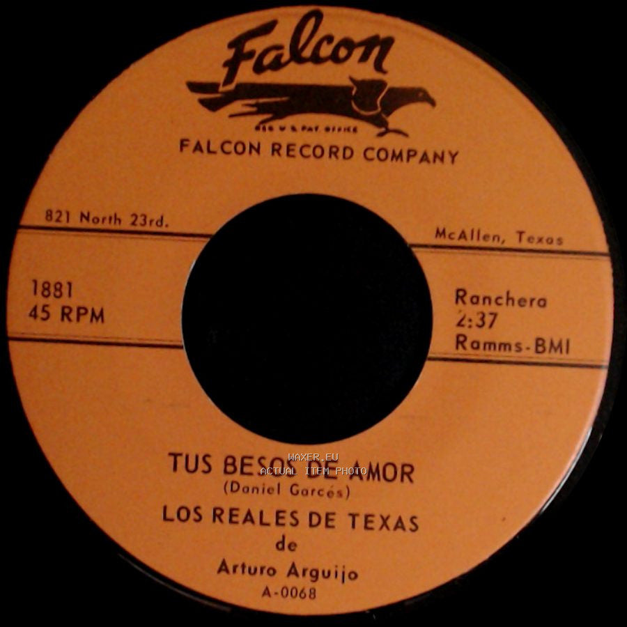 Los Reales De Texas De Arturo Arguijo / Los Reales De Texas - Tus Besos De Amor / Maria De Los Angeles side A