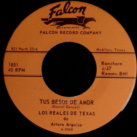 Los Reales De Texas / Los Reales De Texas De Arturo Arguijo - Maria De Los Angeles / Tus Besos De Amor side B