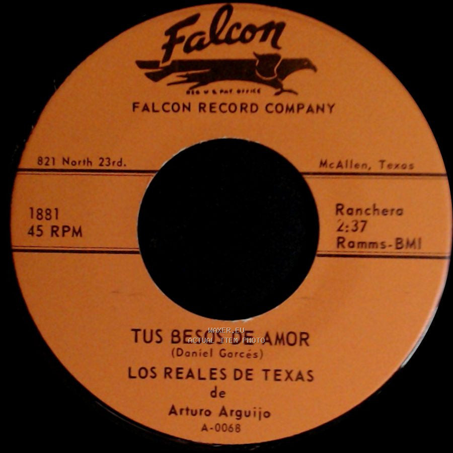 Los Reales De Texas / Los Reales De Texas De Arturo Arguijo - Maria De Los Angeles / Tus Besos De Amor side B