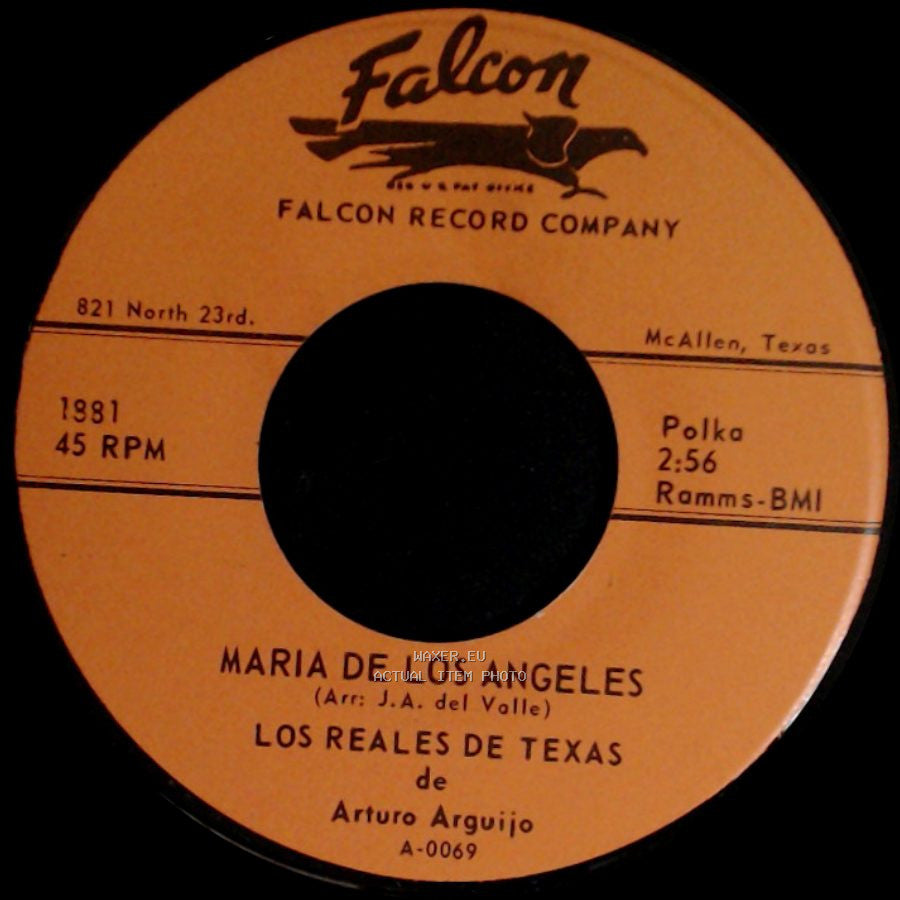 Los Reales De Texas De Arturo Arguijo - Tus Besos De Amor (Daniel Garcés) / Maria De Los Angeles side B