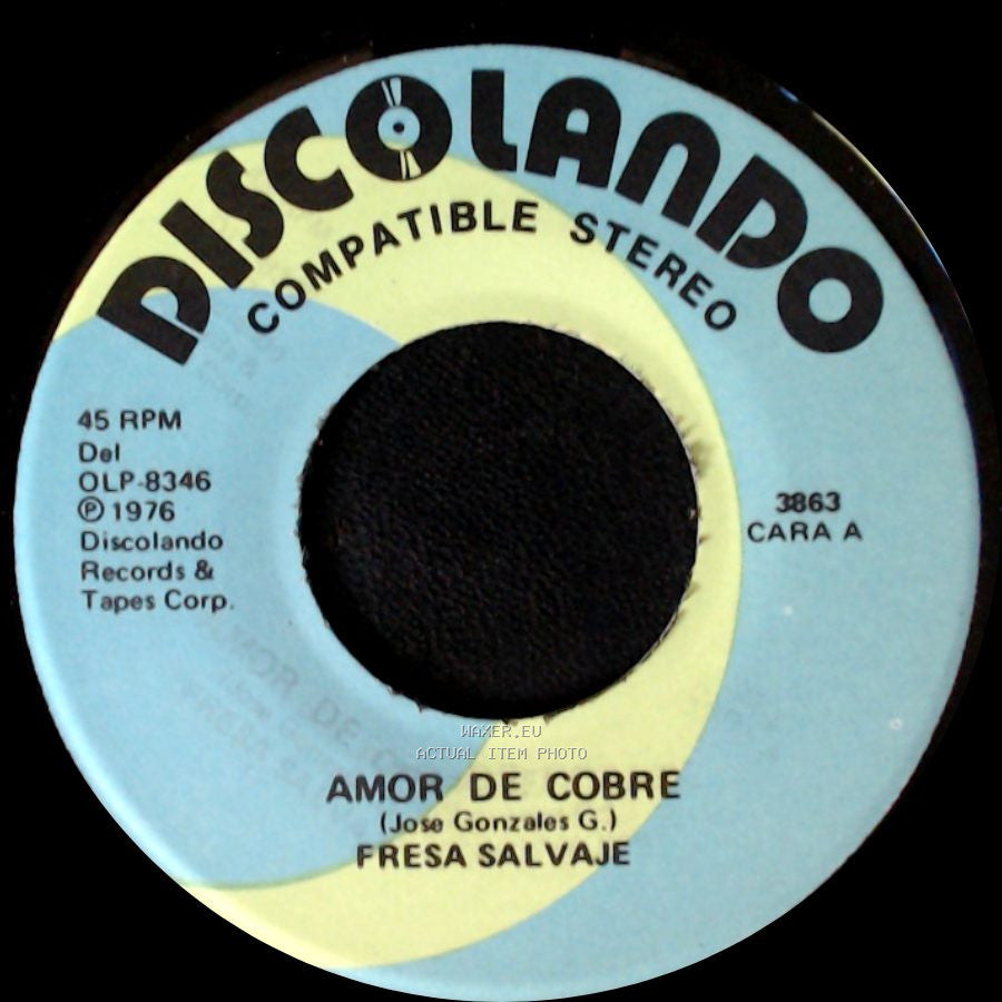 Fresa Salvaje - Amor De Cobre / No Te Guardo Rencor side A