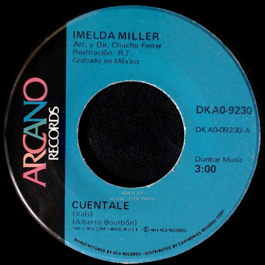 Imelda Miller - Una Vida Sin Amor / Cuentale side B