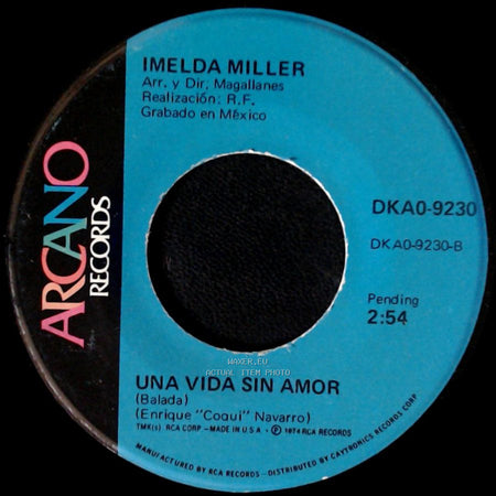 Imelda Miller - Una Vida Sin Amor / Cuentale side A