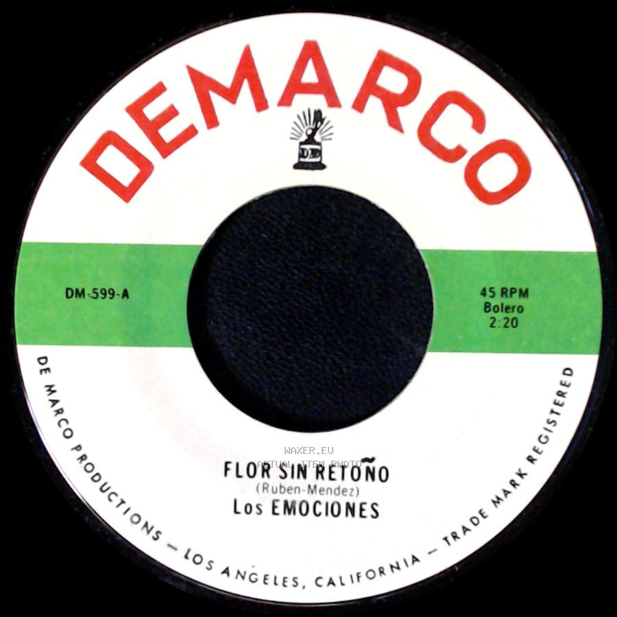 Los Emociones - Flor Sin Retono / No Quiero Verte side A