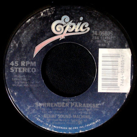 Miami Sound Machine - Surrender Paradise / Bad Boy side A