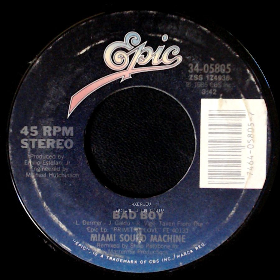 Miami Sound Machine - Surrender Paradise / Bad Boy side B
