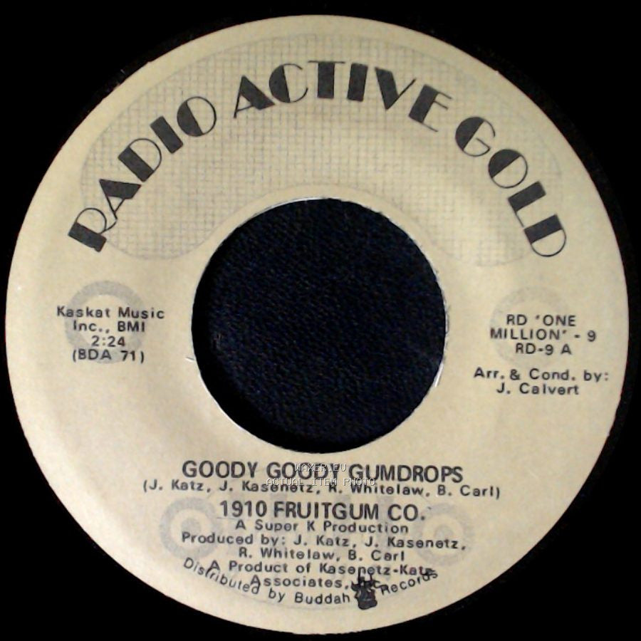 1910 Fruitgum Co. - Candy Kisses / Goody Goody Gumdrops side B