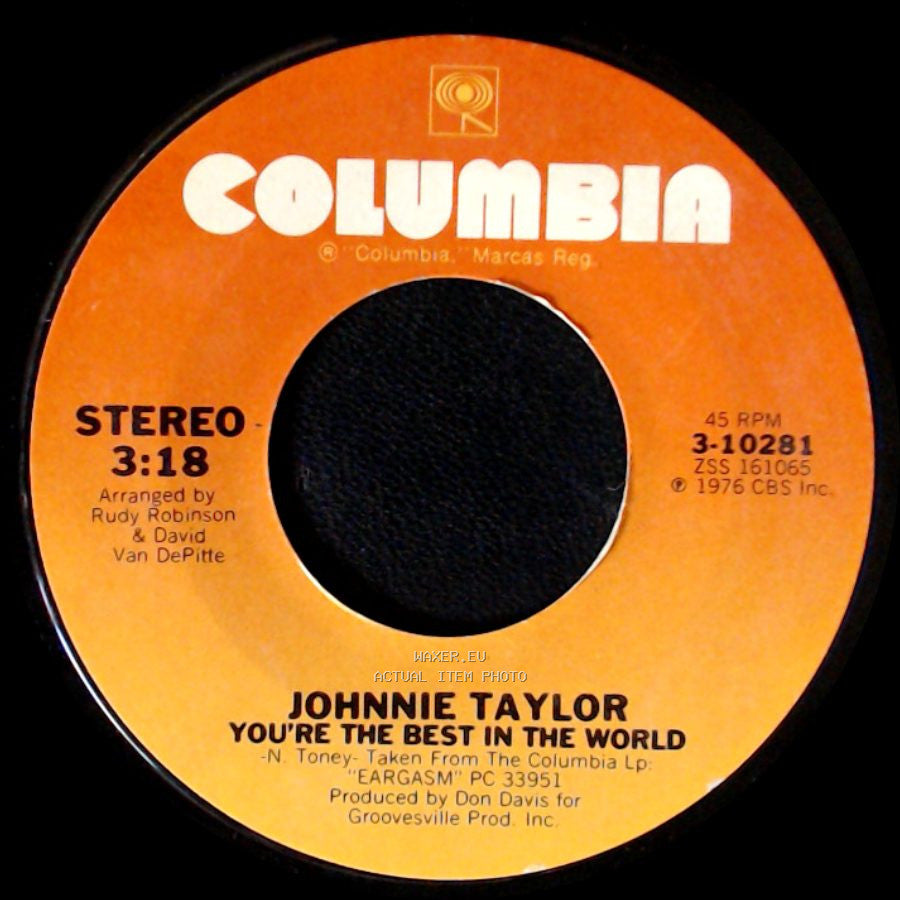 Johnnie Taylor - You're The Best In The World / Disco Lady side A