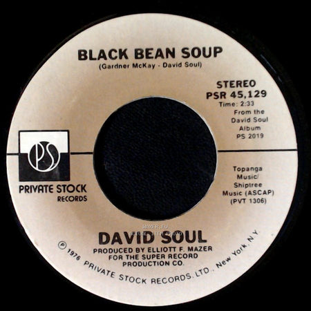 David Soul - Don't Give Up On Us / Black Bean Soup side B