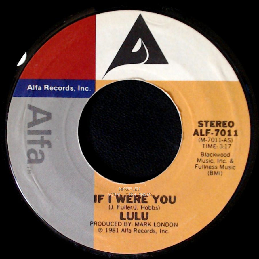 Lulu - If I Were You / You Win, I Lose side A