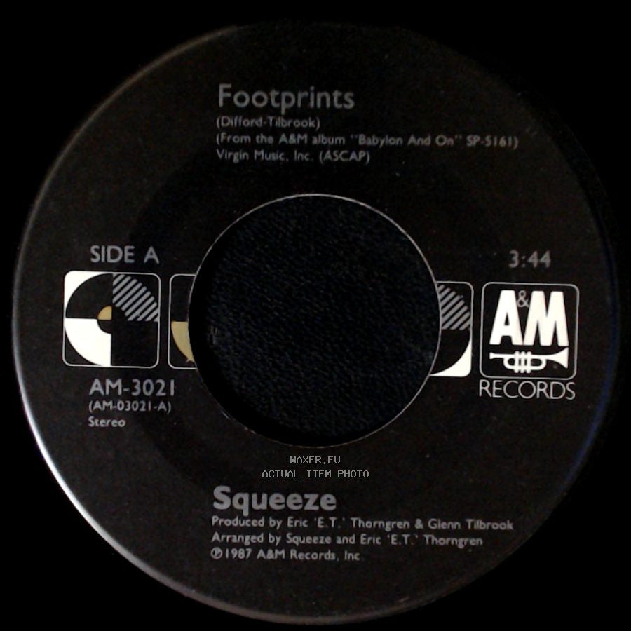 Squeeze - Footprints / Black Coffee In Bed side A