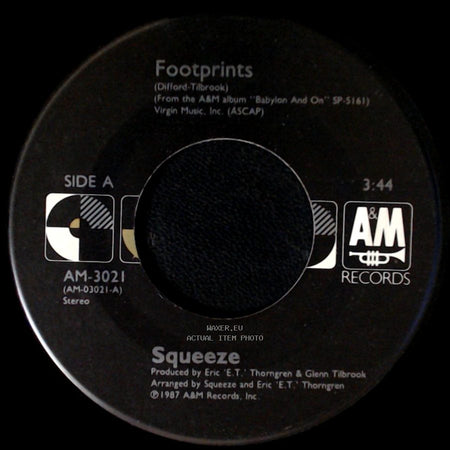 Squeeze - Footprints / Black Coffee In Bed side A