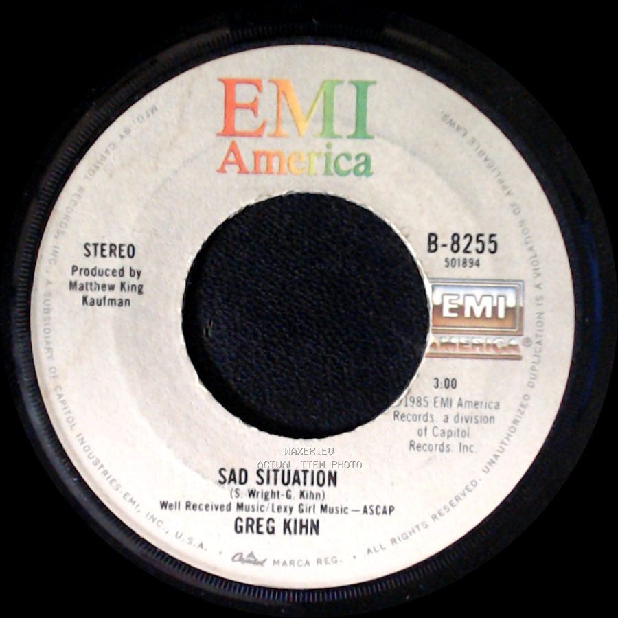 Greg Kihn - Sad Situation / Lucky side A