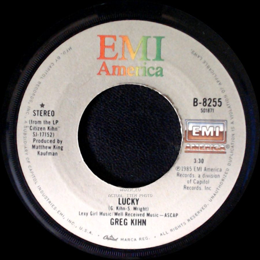 Greg Kihn - Sad Situation / Lucky side B