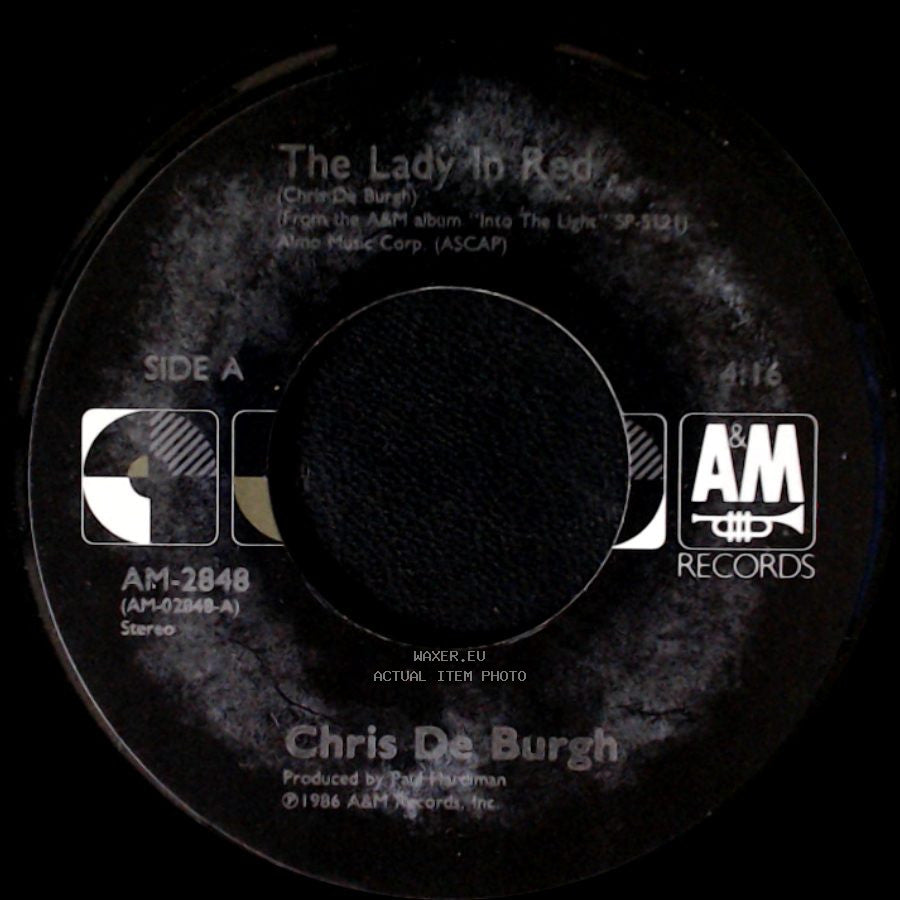 Chris De Burgh - The Lady In Red / The Vision side A