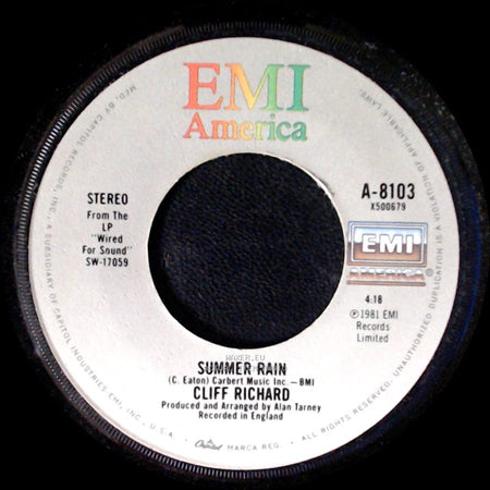 Cliff Richard - Daddy's Home / Summer Rain side B