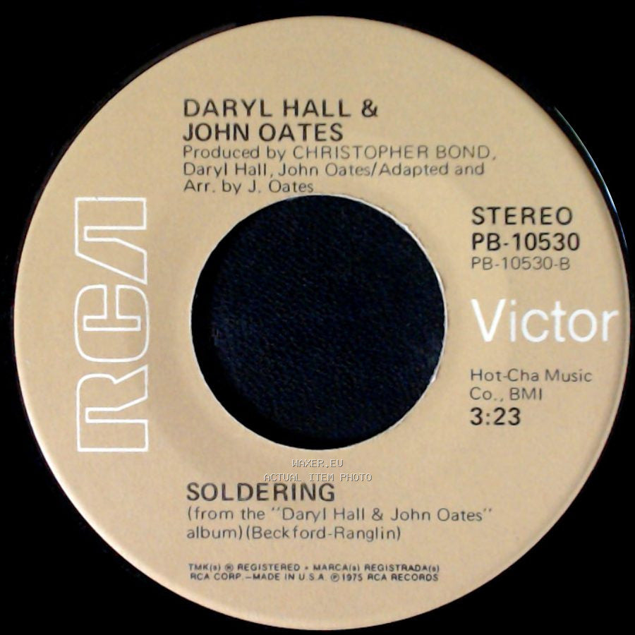 Daryl Hall & John Oates - Sara Smile / Soldering side B