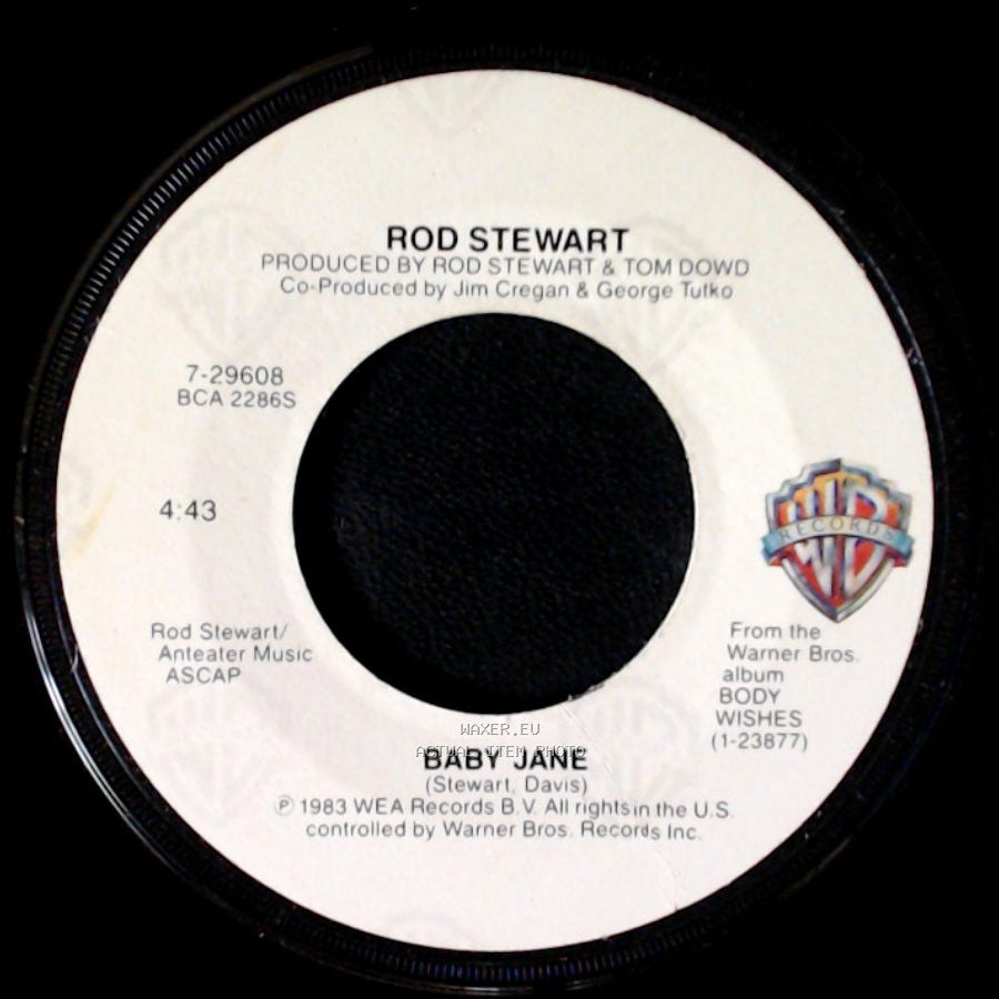 Rod Stewart - Baby Jane / Ready Now side A