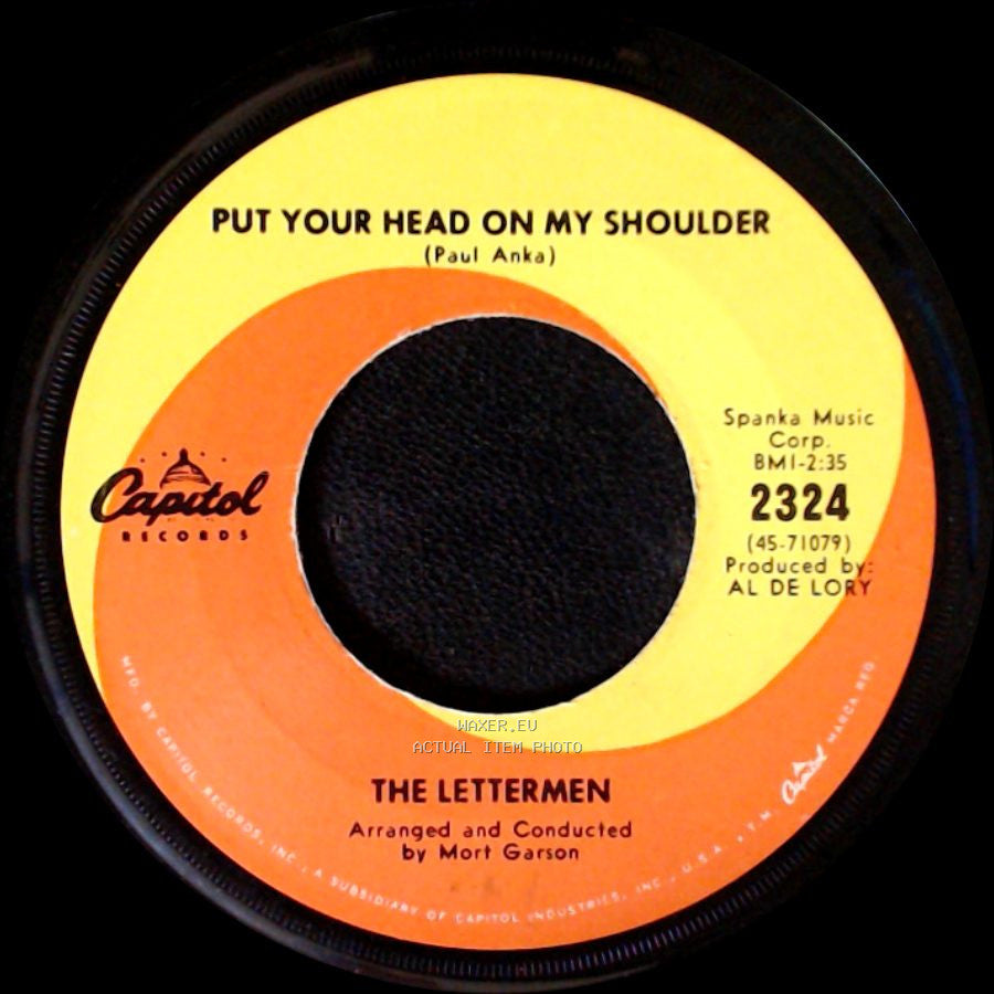 The Lettermen - Put Your Head On My Shoulder / Mary's Rainbow side A