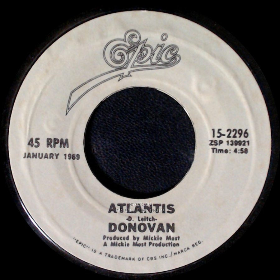 Donovan - To Susan On The West Coast Waiting / Atlantis side B