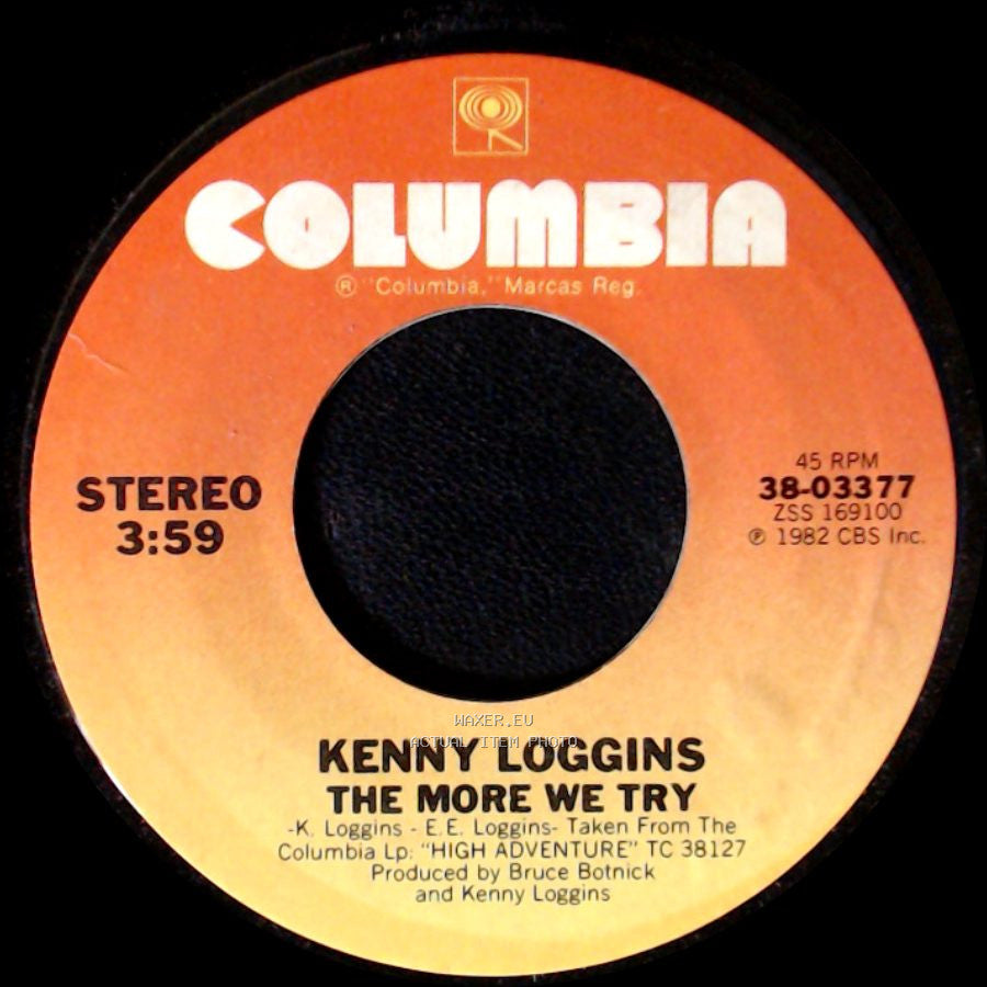 Kenny Loggins - The More We Try / Heart To Heart side A
