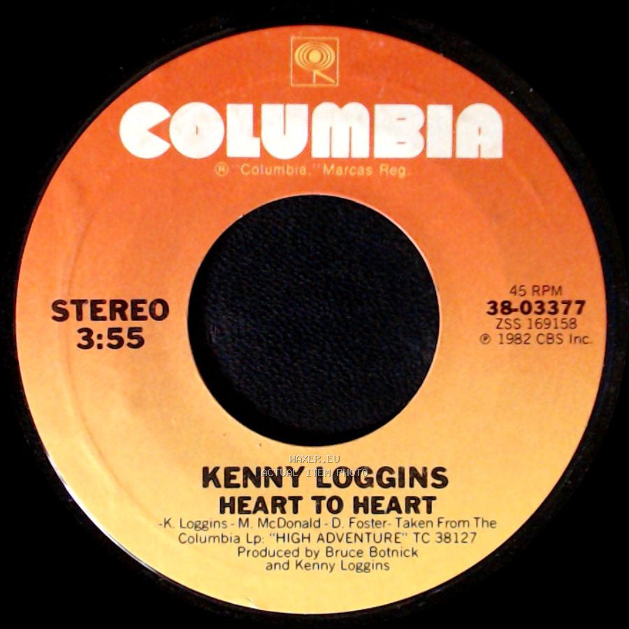 Kenny Loggins - The More We Try / Heart To Heart side B