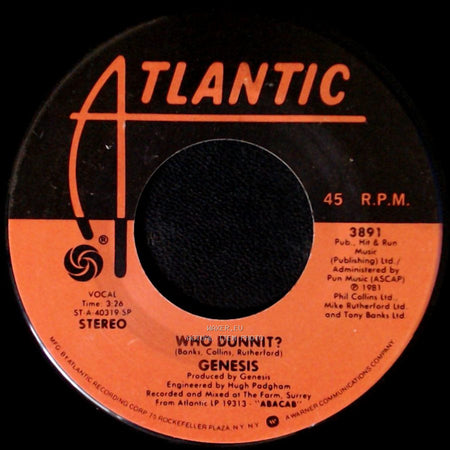 Genesis - Who Dunnit? / Abacab side A