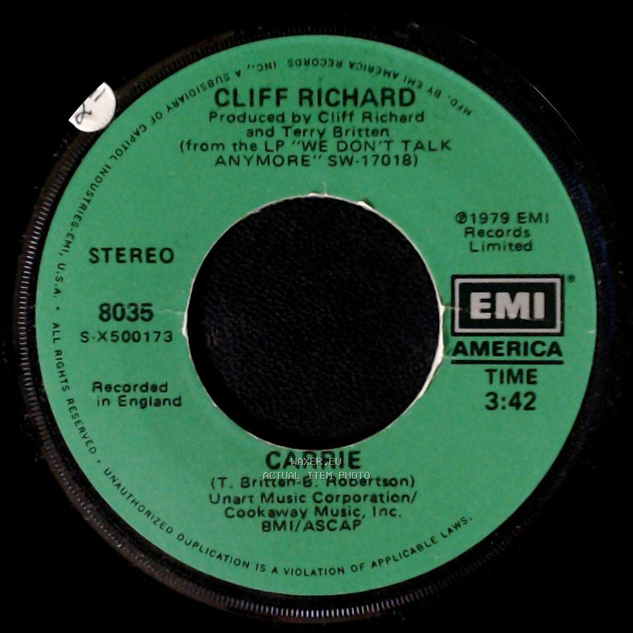 Cliff Richard - Carrie / Language Of Love side A