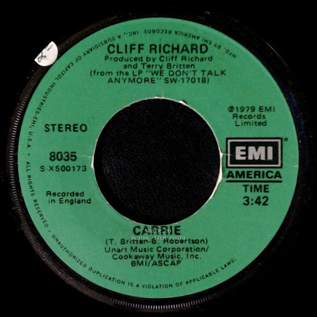 Cliff Richard - Carrie / Language Of Love side A