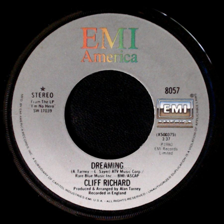 Cliff Richard - Dynamite / Dreaming side B
