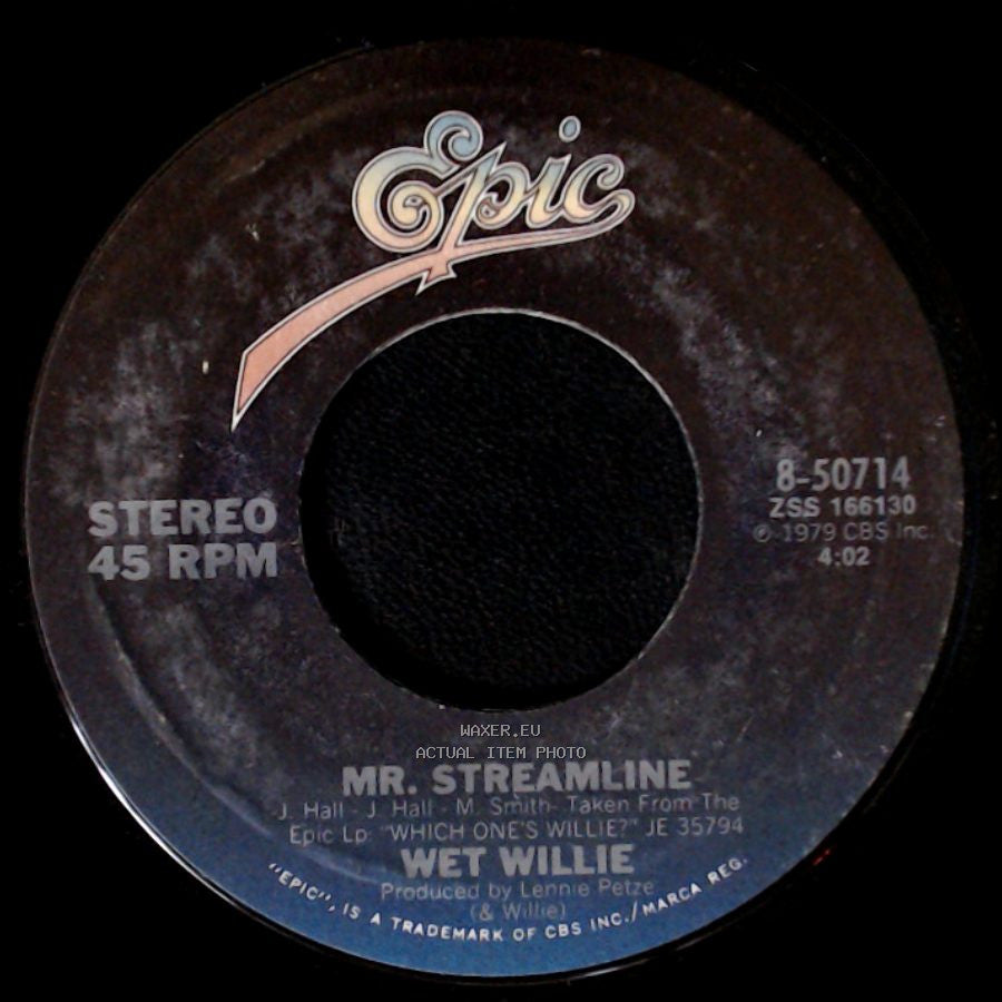 Wet Willie - Mr. Streamline / Weekend side A
