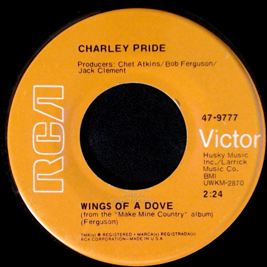 Charley Pride - They Stood In Silent Prayer / Wings Of A Dove side B