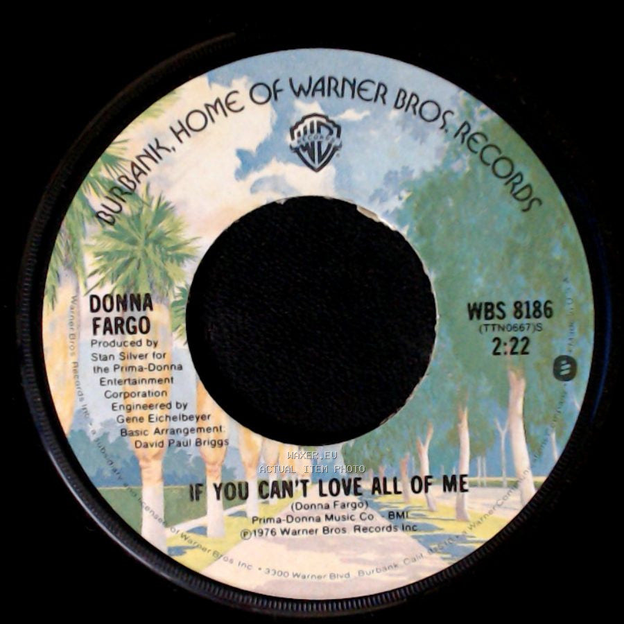 Donna Fargo - If You Can't Love All Of Me / Mr. Doodles side A