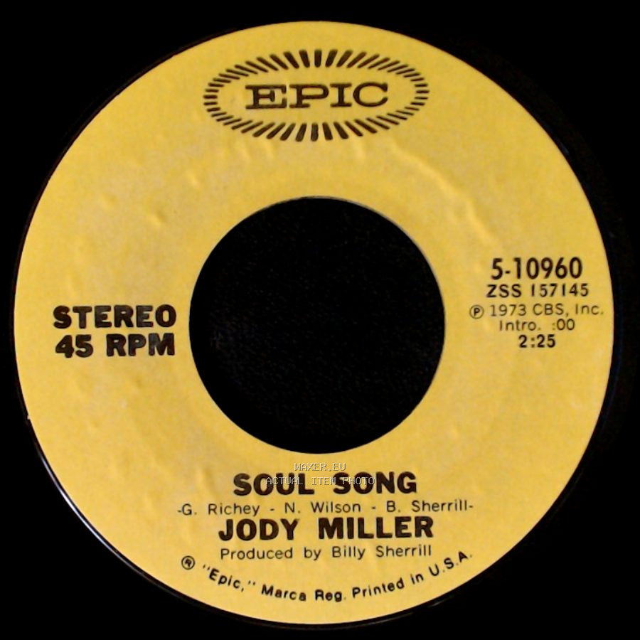 Jody Miller - Soul Song / Good News side A
