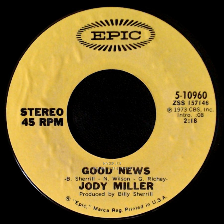 Jody Miller - Soul Song / Good News side B