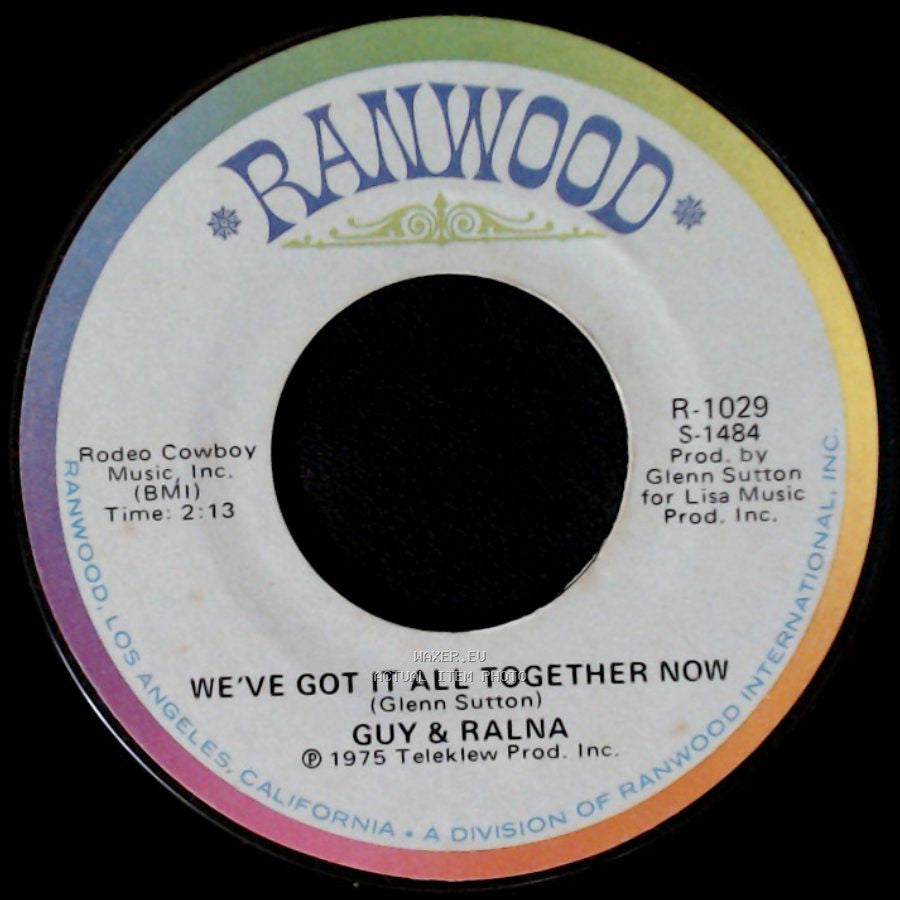 Guy & Ralna - Red River Valley / We've Got It All Together Now side B